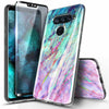 For LG V40 ThinQ / V50 ThinQ Case Ultra Slim Thin Hybrid Cover + Tempered Glass