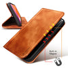 For Motorola Moto g7 Play/Optimo Leather Wallet Magnetic Flip Card Holder Case