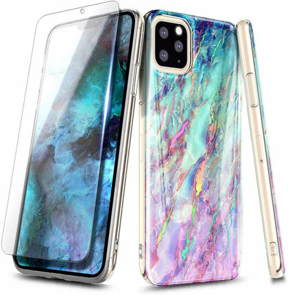 iPhone 11 Pro 6 7 8 Plus Xr Xs Max Case Ultra Slim Phone Cover + Tempered Glass - Place Wireless