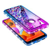 For Samsung Galaxy A11 Case Liquid Glitter Bling Cover +Tempered Glass Protector