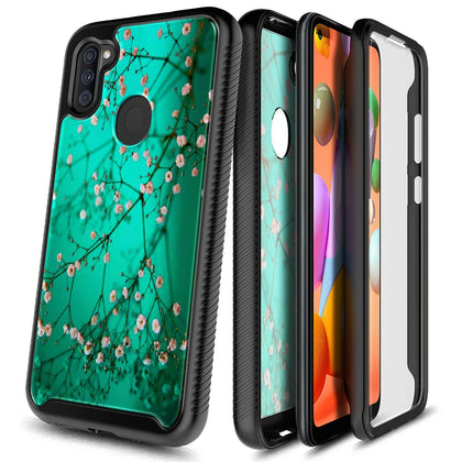 For Samsung Galaxy A11 Case Full Body Shockproof Built-In Screen Protector Cover - Place Wireless