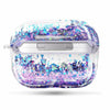 For Apple AirPods Pro Case Liquid Glitter Cute Protective Cover +Ball Chain Loop