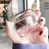 For Apple AirPods / AirPods Pro Case Cute Liquid Glitter Cover + Ball Chain Loop