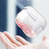 For Apple AirPods / AirPods Pro Case Cute Liquid Glitter Cover + Ball Chain Loop