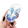 For Apple AirPods / AirPods Pro Case Cute Liquid Glitter Cover + Ball Chain Loop