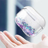 For Apple AirPods / AirPods Pro Case Cute Liquid Glitter Cover + Ball Chain Loop