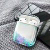 For Apple AirPods / AirPods Pro Case Cute Liquid Glitter Cover + Ball Chain Loop