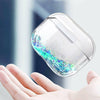 For Apple AirPods Pro Case Liquid Glitter Cute Protective Cover +Ball Chain Loop