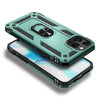 For iPhone 12 Mini,12 Pro, Pro Max Case Metal Ring Stand Cover + Tempered Glass