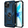 For iPhone 12 Mini,12 Pro, Pro Max Case Metal Ring Stand Cover + Tempered Glass