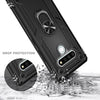 For LG K51 / LG Reflect Case, Ring Stand Phone Cover + Tempered Glass Protector