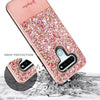 For LG Stylo 6 Case Glitter Bling Phone Cover + Tempered Glass Protector