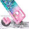 For Motorola Moto G Stylus Case Liquid Glitter Bling Phone Cover +Tempered Glass