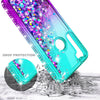 For Motorola Moto G Stylus Case Liquid Glitter Bling Phone Cover +Tempered Glass