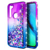 For Motorola Moto G Stylus Case Liquid Glitter Bling Phone Cover +Tempered Glass