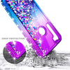 For Motorola Moto G Stylus Case Liquid Glitter Bling Phone Cover +Tempered Glass