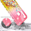 For Motorola Moto G Stylus Case Liquid Glitter Bling Phone Cover +Tempered Glass