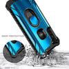 For Motorola Moto G Stylus Case Metal Magnetic Ring Stand Cover + Tempered Glass