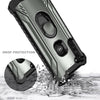 For Motorola Moto G Stylus Case Metal Magnetic Ring Stand Cover + Tempered Glass