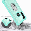 For Motorola Moto G Stylus Case Metal Magnetic Ring Stand Cover + Tempered Glass