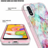 For Samsung Galaxy A01 Case, Full Body Phone Cover + Built-In Screen Protector