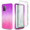 For Samsung Galaxy S20 FE 5G, Full Body Phone Case + Built-In Screen Protector