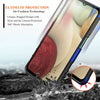 For Samsung Galaxy A12 Case, Holster Belt Clip Kickstand Cover + Tempered Glass