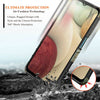 For Samsung Galaxy A12 Case, Holster Belt Clip Kickstand Cover + Tempered Glass