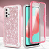 For Samsung Galaxy A32 5G, Full Body Hard Bumper Case +Built-In Screen Protector