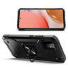 For Samsung Galaxy A72 Case Shockproof Ring Kickstand Cover + Tempered Glass