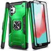 For Samsung Galaxy A32 5G Case Shockproof Ring Kickstand Cover + Tempered Glass