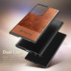 Leather Case For Samsung Galaxy S21+/S21 Ultra 5G Phone Cover + Screen Protector