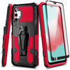 Case For Samsung Galaxy A32 5G Shockproof Belt Clip Stand Cover + Tempered Glass