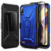 For LG K22 / K22 Plus Case, Holster Belt Clip Kickstand Cover + Tempered Glass