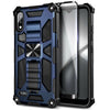 Case For LG K22 / K22 Plus Full Body Armor Kickstand Cover with Tempered Glass