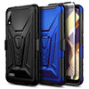 For LG K22 / K22 Plus Case, Holster Belt Clip Kickstand Cover + Tempered Glass