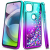 For Motorola Moto G 5G / One 5G Ace Case, Liquid Glitter Bling Cute Phone Cover