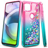 For Motorola Moto G 5G / One 5G Ace Case, Liquid Glitter Bling Cute Phone Cover