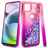 For Motorola Moto G 5G / One 5G Ace Case, Liquid Glitter Bling Cute Phone Cover