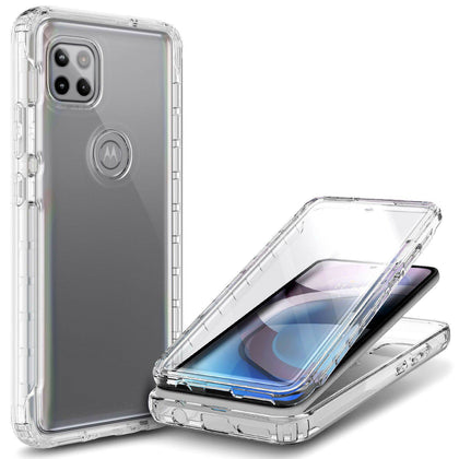 For Motorola Moto G 5G/One 5G Ace Case Full Body with Built-In Screen Protector