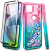 For Motorola Moto G 5G / One 5G Ace Case, Liquid Glitter Bling Cute Phone Cover