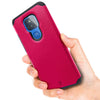 For Motorola Moto g PLAY (2021) Case Dual Layer Shockproof Rugged Bumper Cover