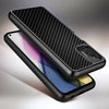 For Motorola Moto g Stylus (2021) Shockproof Carbon Fiber Case + Tempered Glass