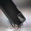 For Motorola Moto g Stylus (2021) Shockproof Carbon Fiber Case + Tempered Glass