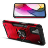 For Motorola Moto G Stylus (2021) Shockproof Ring Stand Case + Tempered Glass