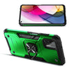 For Motorola Moto G Stylus (2021) Shockproof Ring Stand Case + Tempered Glass