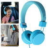 Wired Over Ear Headphone Headband Kids Girl Boy Earphone W/ Mic for iPad/Tablet