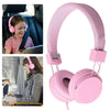 Wired Over Ear Headphone Headband Kids Girl Boy Earphone W/ Mic for iPad/Tablet