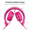 Wired Over Ear Headphone Headband Kids Girl Boy Earphone W/ Mic for iPad/Tablet