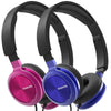 Overtime Wired Stereo Headphones Over-Ear Headphones Adjustable Headband